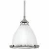 Hinkley Amelia 13" Wide Polished White Pendant Light