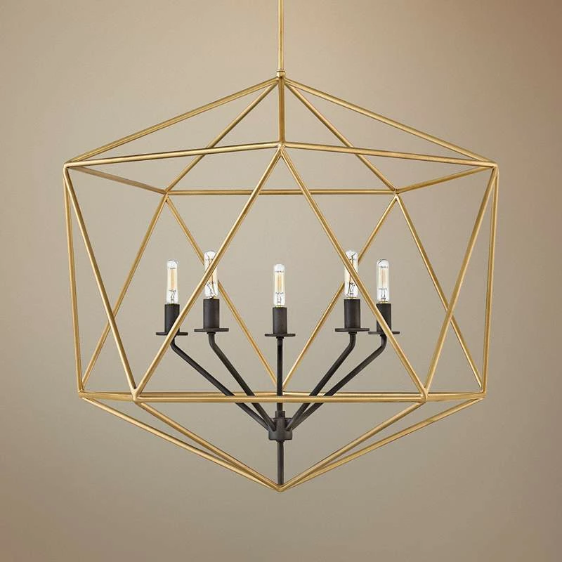 Hinkley Astrid 28" Wide Deluxe Gold 6-Light Chandelier 3 Hinkley Astrid 28" Wide Deluxe Gold 6-Light Chandelier