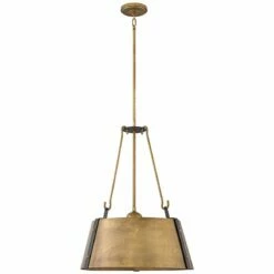 Hinkley Cartwright 19 1/2" Wide Rustic Brass Pendant Light -Lighting Sales Shop hinkley cartwright 19 and one half inch wide rustic brass pendant light 45d73views3
