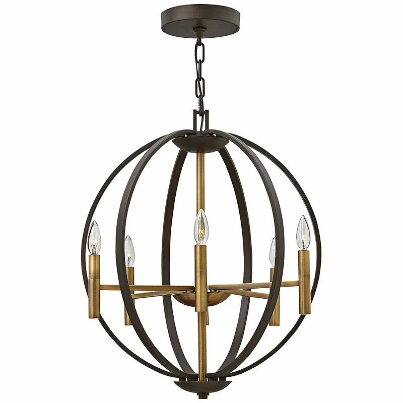 Hinkley Euclid 22 1/4" Wide Spanish Bronze 6-Light Pendant 4 Hinkley Euclid 22 1/4" Wide Spanish Bronze 6-Light Pendant - Image 2