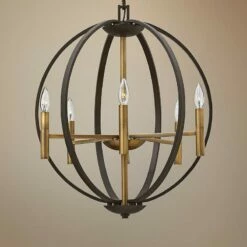 Hinkley Euclid 22 1/4" Wide Spanish Bronze 6-Light Pendant