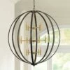 Hinkley Euclid 52"W Spanish Bronze 16-Light Foyer Chandelier -Lighting Sales Shop hinkley euclid 52 inchw spanish bronze 16 light foyer chandelier 86g92cropped