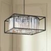 Hinkley Giada 24" Wide Black And Crystal Pendant Chandelier -Lighting Sales Shop hinkley giada 24 inch wide black and crystal pendant chandelier 86m61cropped