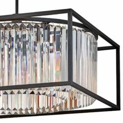 Hinkley Giada 24" Wide Black And Crystal Pendant Chandelier -Lighting Sales Shop hinkley giada 24 inch wide black and crystal pendant chandelier 86m61views1
