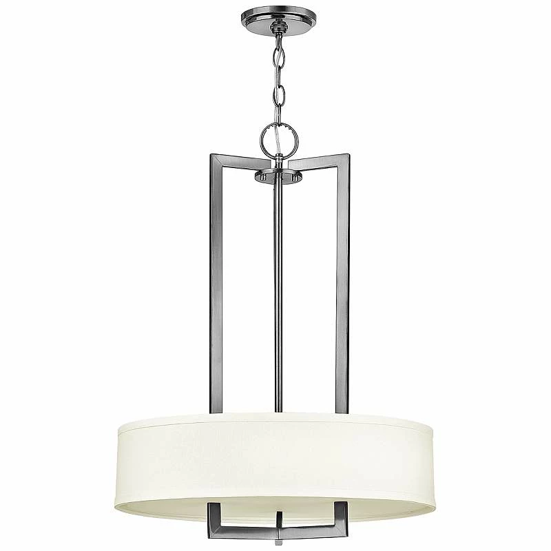 Hinkley Hampton Collection 20" Wide Nickel Pendant Light 4 Hinkley Hampton Collection 20" Wide Nickel Pendant Light - Image 2