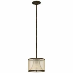 Hinkley Mime 9" Wide French Bronze Mini Pendant Chandelier -Lighting Sales Shop hinkley mime 9 inch wide french bronze mini pendant chandelier 4y221views1