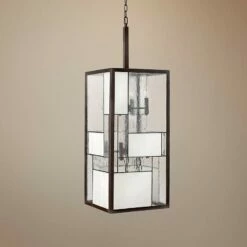 Hinkley Mondrian 12-Light 42" High Bronze Pendant Light