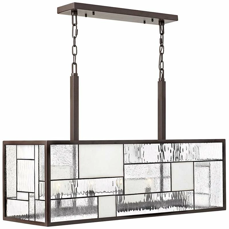 Hinkley Mondrian 36" Wide Buckeye Bronze Pendant Light 4 Hinkley Mondrian 36" Wide Buckeye Bronze Pendant Light - Image 2