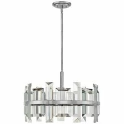 Hinkley Odette 24" Wide Polished Nickel Pendant Light -Lighting Sales Shop hinkley odette 24 inch wide polished nickel pendant light 24x36views1