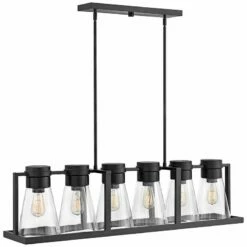 Hinkley Refinery 43 3/4"W Black Kitchen Island Light Pendant 7 Hinkley Refinery 43 3/4"W Black Kitchen Island Light Pendant -Lighting Sales Shop hinkley refinery 43 and three quarter inchw black kitchen island light pendant 24x06views1