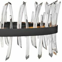 Hinkley Revel 36 1/4" Wide Black And Crystal Pendant Light 8 Hinkley Revel 36 1/4" Wide Black And Crystal Pendant Light -Lighting Sales Shop hinkley revel 36 and one quarter inch wide black and crystal pendant light 86n01views1