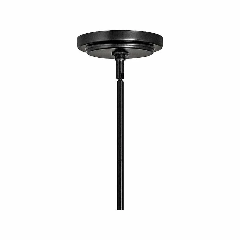 Hinkley Vance 13" Wide Satin Black And Glass Pendant Light 6 Hinkley Vance 13" Wide Satin Black And Glass Pendant Light - Image 4
