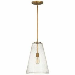 Hinkley Vance 13"W Heritage Brass And Glass Pendant Light -Lighting Sales Shop hinkley vance 13 inchw heritage brass and glass pendant light 86m09