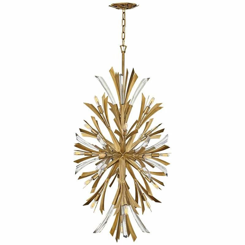 Hinkley Vida 24" Wide Burnished Gold 19-Light Pendant Light 4 Hinkley Vida 24" Wide Burnished Gold 19-Light Pendant Light - Image 2