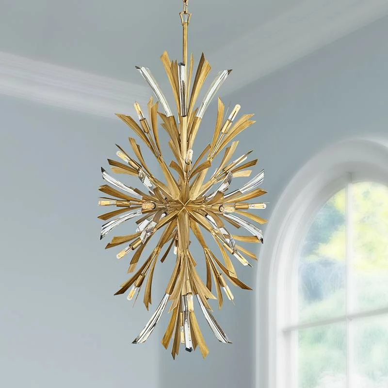 Hinkley Vida 24" Wide Burnished Gold 19-Light Pendant Light 3 Hinkley Vida 24" Wide Burnished Gold 19-Light Pendant Light