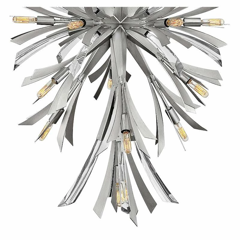 Hinkley Vida 24" Wide Glacial Metal 19-Light Pendant Light 5 Hinkley Vida 24" Wide Glacial Metal 19-Light Pendant Light - Image 3