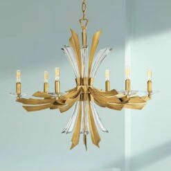 Hinkley Vida 29 1/4"W Burnished Gold 6-Light Chandelier