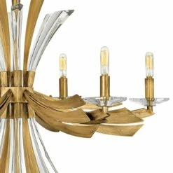 Hinkley Vida 29 1/4"W Burnished Gold 6-Light Chandelier -Lighting Sales Shop hinkley vida 29 and one quarter inchw burnished gold 6 light chandelier 76a00views1