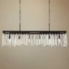 Hollis 49"W Forged Bronze Kitchen Island Light Chandelier
