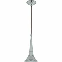 Horn 6 3/4" Wide Polished Nickel Mini Pendant Light 5 Horn 6 3/4" Wide Polished Nickel Mini Pendant Light -Lighting Sales Shop horn 6 and three quarter inch wide polished nickel mini pendant light 8g814