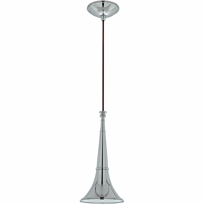 Horn 6 3/4" Wide Polished Nickel Mini Pendant Light 4 Horn 6 3/4" Wide Polished Nickel Mini Pendant Light - Image 2