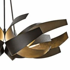 Hubbardton Forge Corona 35"W Smoke 6-Light Chandelier -Lighting Sales Shop hubbardton forge corona 35 inchw smoke 6 light chandelier 6r325views1