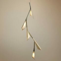 Hubbardton Forge Quill 46 1/2"H LED Gold Linear Pendant