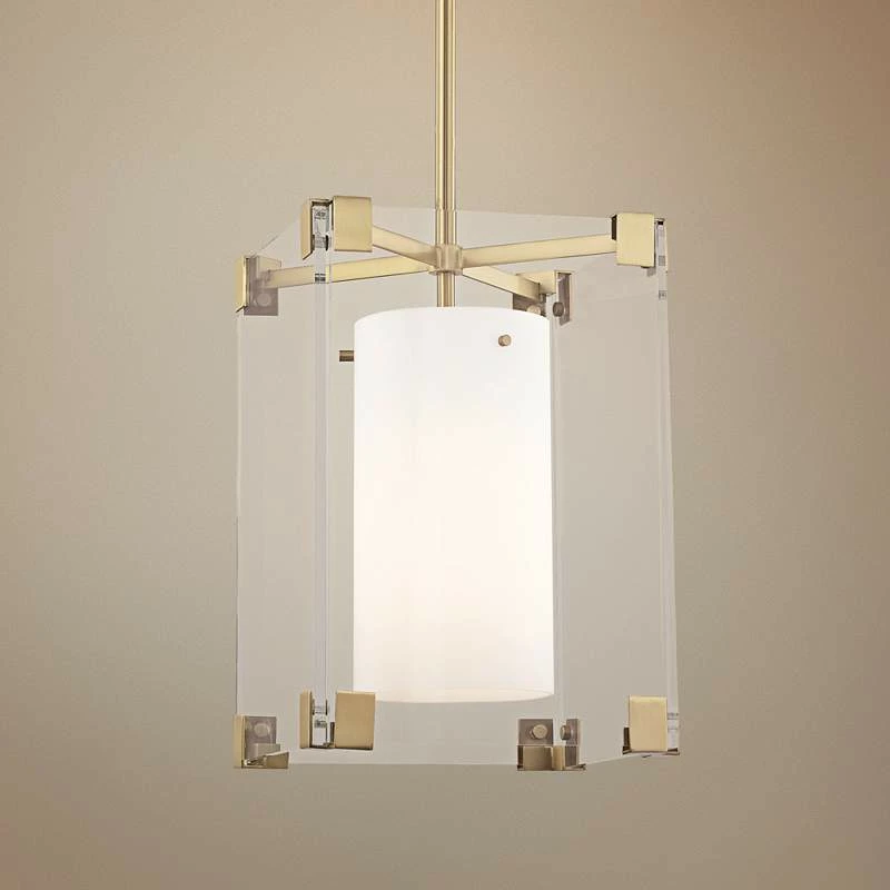 Hudson Valley Achilles 13" Wide Aged Brass Pendant Light 3 Hudson Valley Achilles 13" Wide Aged Brass Pendant Light