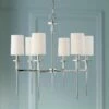 Hudson Valley Amherst 25" Wide Polished Nickel Chandelier -Lighting Sales Shop hudson valley amherst 25 inch wide polished nickel chandelier v3769cropped