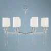 Hudson Valley Amherst 32" Wide Polished Nickel Chandelier
