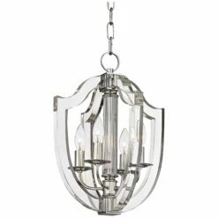 Hudson Valley Arietta 12 1/2"W Polished Nickel Pendant Light