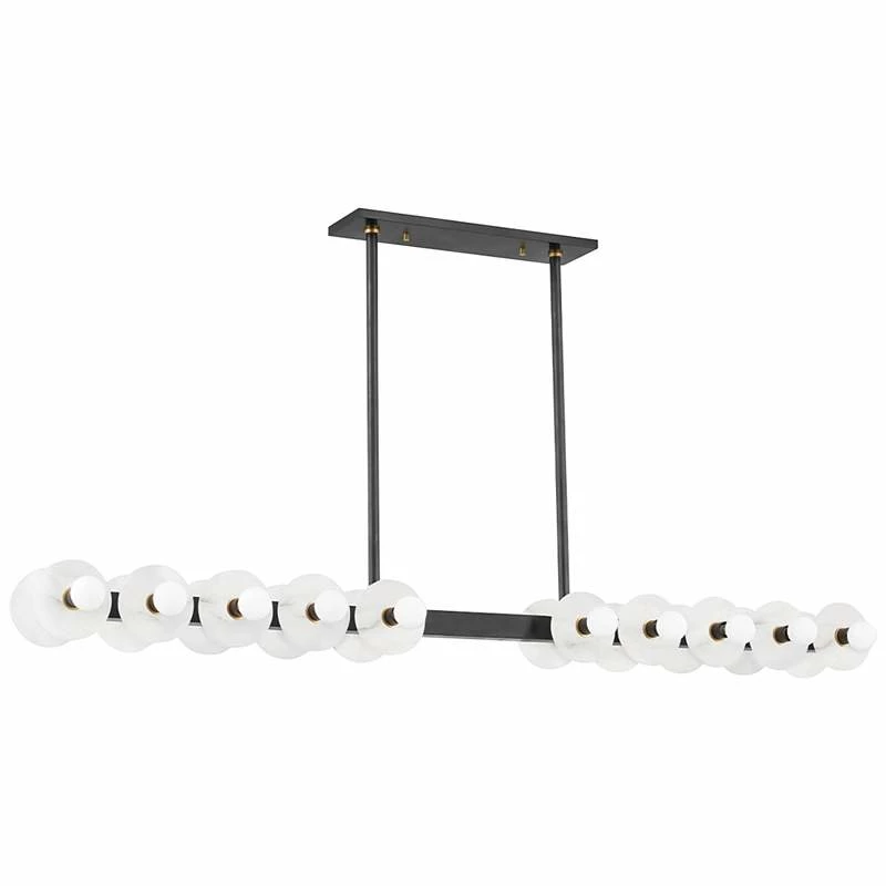 Hudson Valley Austen 59 1/2"W Old Bronze LED Island Pendant 3 Hudson Valley Austen 59 1/2"W Old Bronze LED Island Pendant