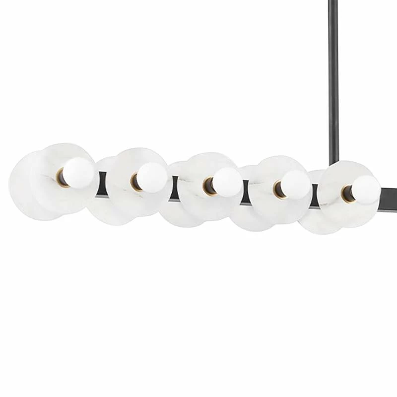 Hudson Valley Austen 59 1/2"W Old Bronze LED Island Pendant 4 Hudson Valley Austen 59 1/2"W Old Bronze LED Island Pendant - Image 2