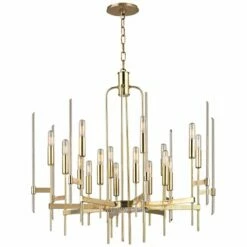 Hudson Valley Bari 30" Wide Aged Brass Glass Chandelier -Lighting Sales Shop hudson valley bari 30 inch wide aged brass glass chandelier 85j89