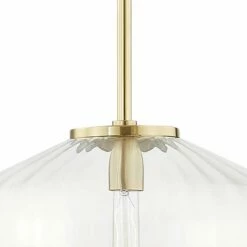 Hudson Valley Bennett 18" Wide Aged Brass Pendant Light -Lighting Sales Shop hudson valley bennett 18 inch wide aged brass pendant light 95a72views2