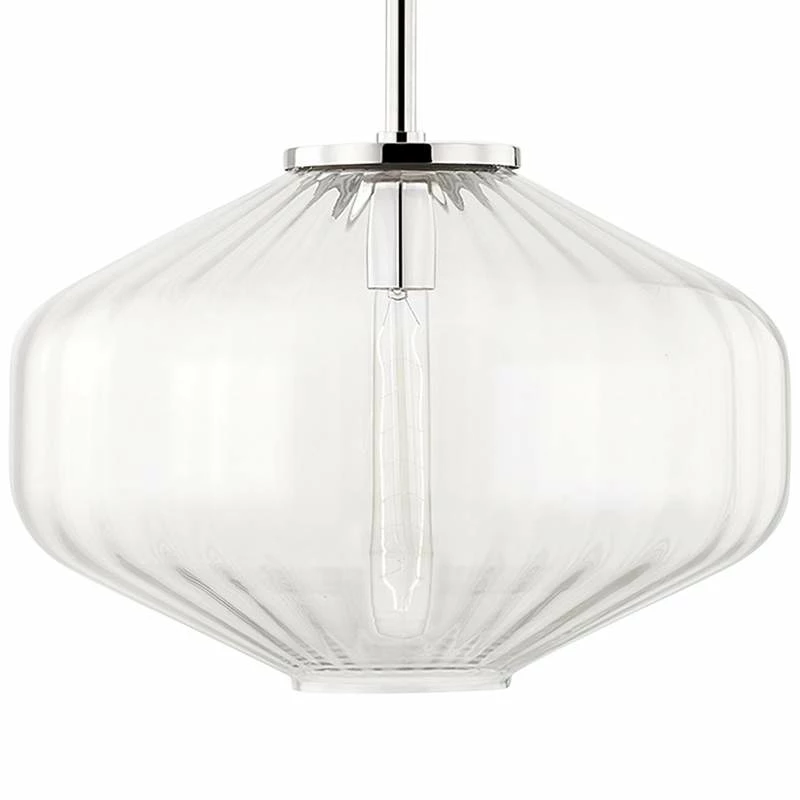 Hudson Valley Bennett 18" Wide Polished Nickel Pendant Light 5 Hudson Valley Bennett 18" Wide Polished Nickel Pendant Light - Image 3