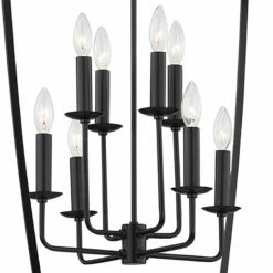 Hudson Valley Bryant 24" Wide Aged Iron 8-Light Pendant 8 Hudson Valley Bryant 24" Wide Aged Iron 8-Light Pendant -Lighting Sales Shop hudson valley bryant 24 inch wide aged iron 8 light pendant 97w89views1
