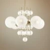 Hudson Valley Calypso 27 1/4"W Aged Brass 6-Light Chandelier -Lighting Sales Shop hudson valley calypso 27 and one quarter inchw aged brass 6 light chandelier 44v93cropped