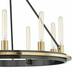 Hudson Valley Chambers 32"W Old Bronze 9-Light Chandelier 7 Hudson Valley Chambers 32"W Old Bronze 9-Light Chandelier -Lighting Sales Shop hudson valley chambers 32 inchw old bronze 9 light chandelier 59c83views1