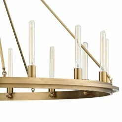 Hudson Valley Chambers 58" Wide Aged Brass Round Ring Chandelier 7 Hudson Valley Chambers 58" Wide Aged Brass Round Ring Chandelier -Lighting Sales Shop hudson valley chambers 58 inch wide aged brass round ring chandelier 59c89views1
