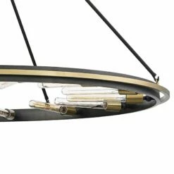 Hudson Valley Chambers 58" Wide Old Bronze 15-Light Pendant -Lighting Sales Shop hudson valley chambers 58 inch wide old bronze 15 light pendant 59c90views1