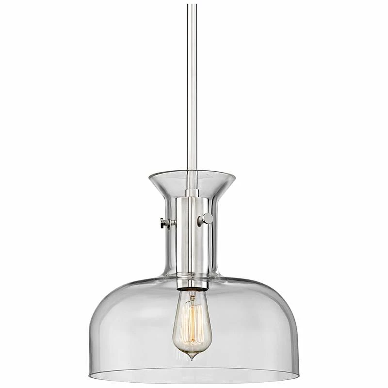 Hudson Valley Coffey 12" Wide Polished Nickel Pendant Light 3 Hudson Valley Coffey 12" Wide Polished Nickel Pendant Light