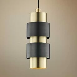 Hudson Valley Cyrus 6" Wide Old Bronze Mini Pendant