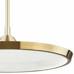 Hudson Valley Draper 20 1/4"W Aged Brass LED Pendant Light -Lighting Sales Shop hudson valley draper 20 and one quarter inchw aged brass led pendant light 94w33views1