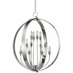 Hudson Valley Dresden 30" Wide Polished Nickel Chandelier