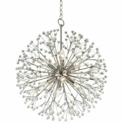 Hudson Valley Dunkirk 20" Wide Polished Nickel Chandelier