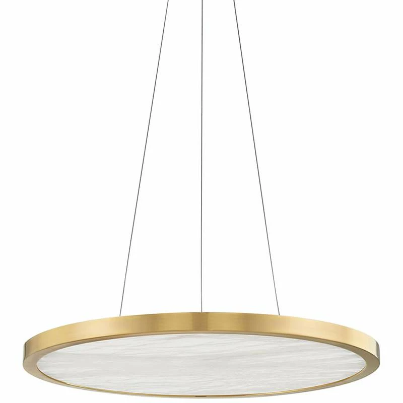 Hudson Valley Eastport 24" Wide Aged Brass LED Pendant Light 3 Hudson Valley Eastport 24" Wide Aged Brass LED Pendant Light