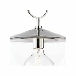 Hudson Valley Greene 11 3/4"W Polished Nickel Mini Pendant -Lighting Sales Shop hudson valley greene 11 and three quarter inchw polished nickel mini pendant 70c92views1