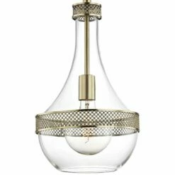 Hudson Valley Hagen 10 3/4" Wide Aged Brass Mini Pendant -Lighting Sales Shop hudson valley hagen 10 and three quarter inch wide aged brass mini pendant 59d21views1