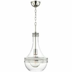 Hudson Valley Hagen 10 3/4"W Polished Nickel Mini Pendant